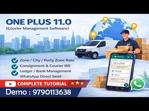Courier Management Software Run Your Courier Business One Plus 11.0