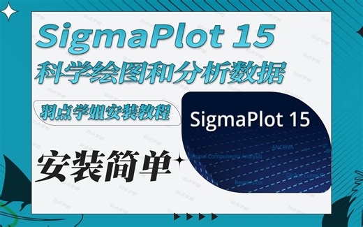 SigmaPlot15.0专业科学绘图软件安装教程