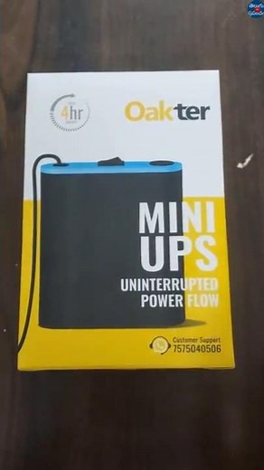 Oakter Mini UPS Review 🔋 | Best Power Backup for WiFi Router in India!