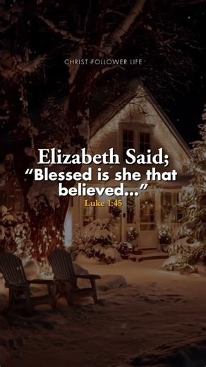 Blessed Is She Who Believed ✨ | Luke 1:45 | Faith in God’s Promise #bibleverse #quotes #shorts #love