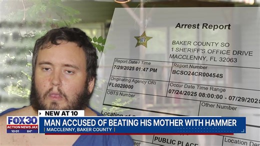Baker Co. man accused of holding mother captive for days, attacking with a hammer