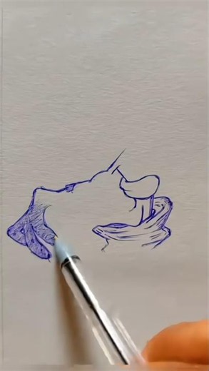 "Drawing Taz with a Blue Pen | looney tunes #drawing #butifyoucloseyoureyes #art #sketch #draw
