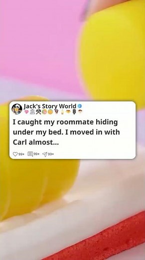 I Caught My Roommate Hiding Under My Bed 🥺💔 #reddit