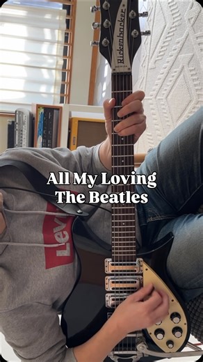 All My Loving by The Beatles So many great parts to this song, from Pauls walking Bass while singing (!) to George Harrisons brilliant guitar solo and Lennon's superb rhythm guitar! Apparently John used his Gibson J160-e for the studio version but we have all seen the great videos of him playing it with his Rickenbacker 325 from the early 60s so i had to give it a go! Enjoy! #thebeatles #paulmccartney #johnlennon #georgeharrison #ringostarr #coverthebeatles | Tom Welch