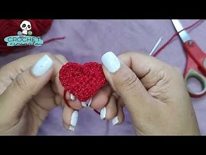 ¡corazón facil para principiantes en tejido!