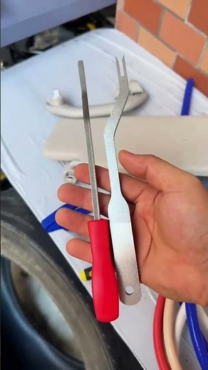 German Car Sun Visor Removal Tool | No More Broken Headliner Clips🛠️#sunvisortool #trimremoval
