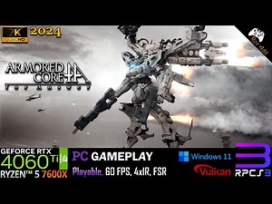 Armored Core For Answer PC Gameplay | RPCS3 | Full Playable | PS3 Emulator | 2k60FPS | 2024 Latest