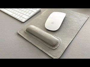 How to Make a Leather Mouse Pad at Home | Easy DIY Leathercraft Tutorial