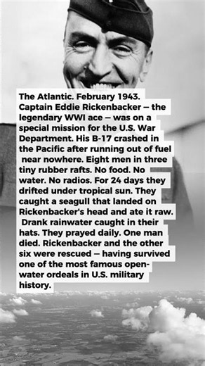 1 American Pilot Bailed Out Over the Atlantic and Survived 35 Days in a Rubber Raft Eating Raw Fish