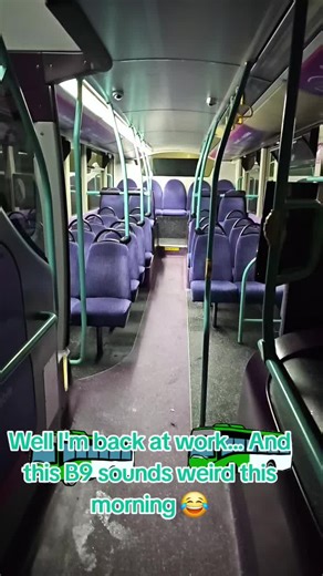 First day back at work and this B9 sounds slightly strange.. Plus it's doing its farting noise 😂😂 #busdriver #busdriversoftiktok #buses #bus #busesoftiktok