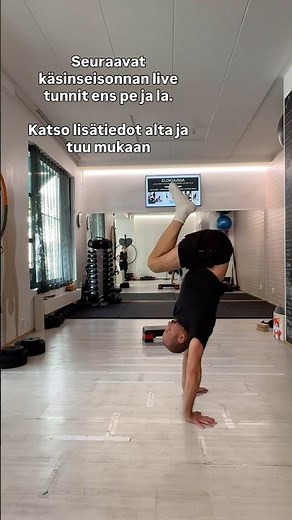 Käsilläseisontaa #käsinseisonta #käsilläseisonta #kehonpainoharjoittelu #kehonpainotreeni