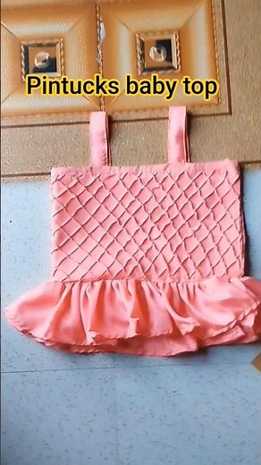 How To Sew Pin Tucks (Baby Top Tucks)