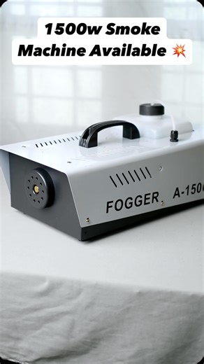 Radiare Lightings | 1500w bigger Smoke Machine Available ❤️‍🔥 Stage Programs & Events💥 Radiare Lightings✨ . . . . #smoker #smokemachine #fog #smoke #fogger... | Instagram