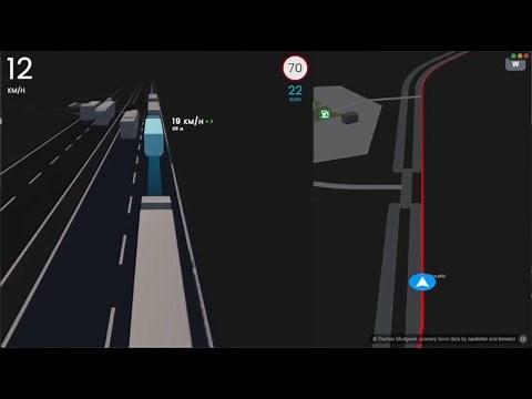 ETS2LA (Full Self Driving) Navigation Preview #2