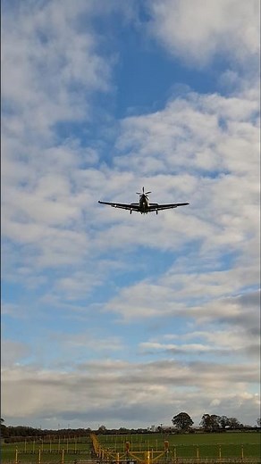 Pilatus PC-12 on final approach