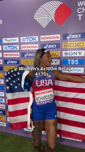 Run Legend | Woman Relay 4×100 = 41.75 sec . . #shacarririchardson #reels #running #trackandfield #trendingreels #sports #explore #relay #4x100Relay | Instagram