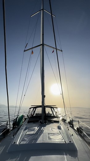 O c e a n T h e r a p y >>> ⛵️ #sunset #sail #trip #mallorca #sailing #sea #island #summer #tiktok #tiktoktravel #tiktoktainment #summer24