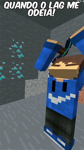 QUANDO O LAG ME ODEIA!! #shorts #minecraft