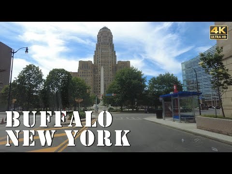Buffalo, New York - [4K] Downtown Tour