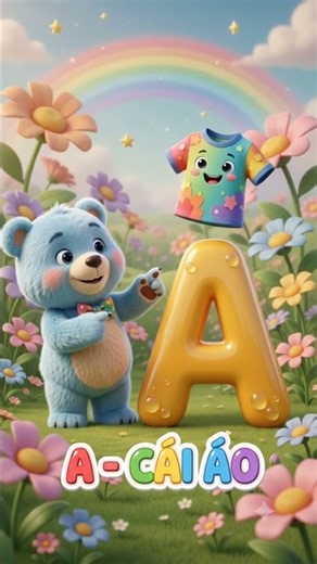 A là Cái Áo 👕 Học Chữ A Tiếng Việt | Nhạc Thiếu Nhi Vui Nhộn | Zaza ABC Kids #shorts
