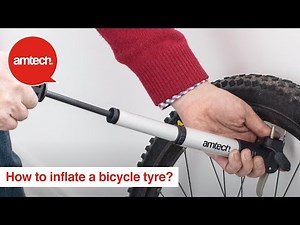 How to inflate a bicycle tyre