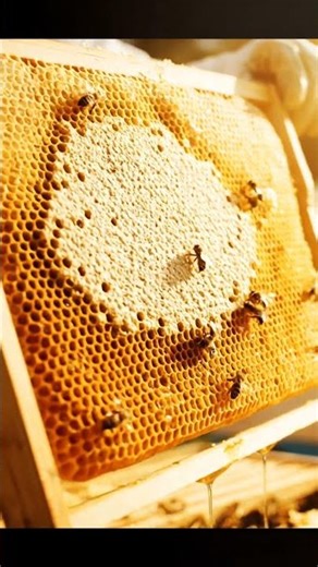 Never seen Honey🍯🐝 like this before #howitsmade #freshproduce #productionfacility #industry #farm