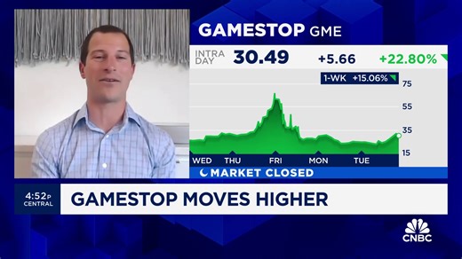 What's going on with $GME options as Roaring Kitty's huge position nears expiration? Baycrest Managing Director David Boole breaks down how market makers are positioning themselves and how the action compares to 2021's wild ride: | CNBC Fast Money