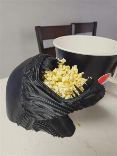 Alien Popcorn Bucket STL File for 3D Printing, Sci Fi Snack Container, Printable Movie Night Decor - Etsy