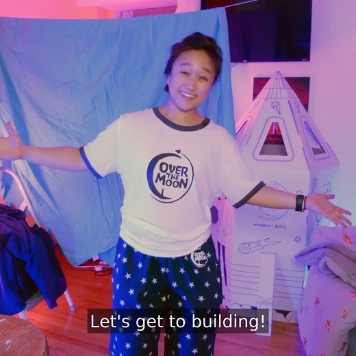 344K views · 1.3K reactions | Laura Izumikawa and cast member Cathy Ang share how to build a rocket fort and make space snacks in preparation for the ultimate #OverTheMoon pajama watch party  | Netflix Family | Facebook