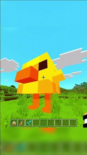 How to get the GIANT CHICKEN in Minecraft 🐔😱 (Action & Stuff)