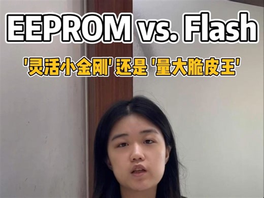 你每天用的手机、电脑，甚至智能家电，里面的存储芯片到底是怎么工作的？Eeprom vs Flash，你知道他们的区别吗