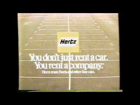 1986 Hertz "You don't just rent a car. You rent a company" TV Commercial