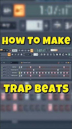 How To Make Trap Beats In FL Studio 🥁 #tutorial #beatmaking #shorts