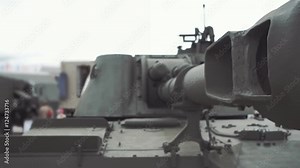 Muzzle brake compensator of the gun of self-propelled artillery installation