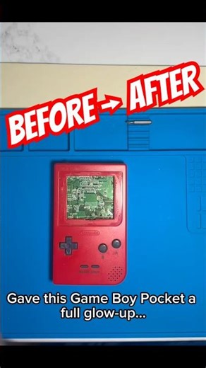 Game Boy Pocket Upgrade Hits Different 🔥 #retrogaming #nintendo