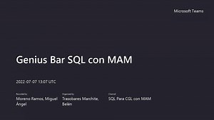 SQL 07-07 Genius Bar