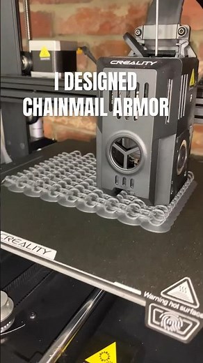 3D Printing My Chainmail Design!