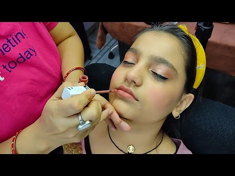 kid's makeup || Cute girl makeup tutorial || Simple makeup step by step || Hindi