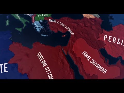 HOI4-Kaiserreich-Sublime Ottoman Federation Timelapse