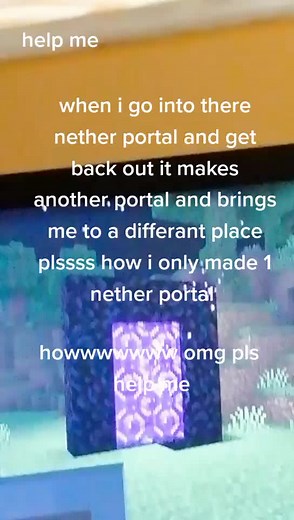 Fixing Nether Portal Spawn Issues in Minecraft