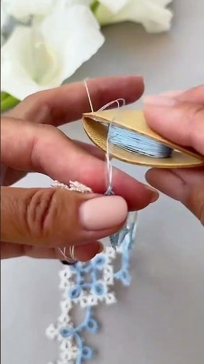 #tattingdesign #weaving #tatting #frivolite