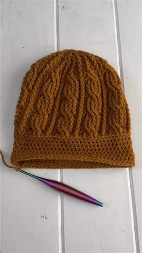 The Sintra Cabled Crochet hat!