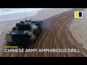 China’s army holds amphibious force sea landing drill