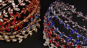 Watch Crystal Wedding Handmade Headband Tiara on Amazon Live