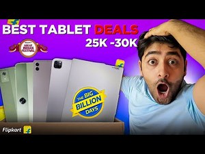 Big Billion Days 2025: Top 5 Best Tablet Deals Under ₹30,000! (OnePlus, Xiaomi, Samsung & iPad)