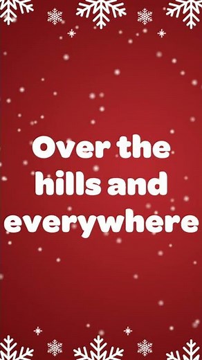 Go Tell it on the Mountain Christmas Song SING ALONG Merry Christmas 🎵🎄 #shorts
