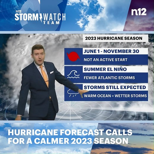 HURRICANE OUTLOOK: Researchers from Colorado State University are forecasting a slightly below-average activity in the Atlantic for the upcoming 2023 hurricane season. MORE: https://bit.ly/3KsnoCA | News 12 New Jersey