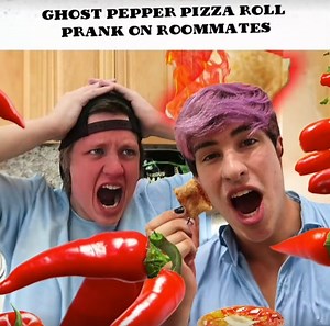 3.2K views · 266 reactions | Ghost Pepper Pizza Roll Prank On Roommates! | Jake Webber | Facebook