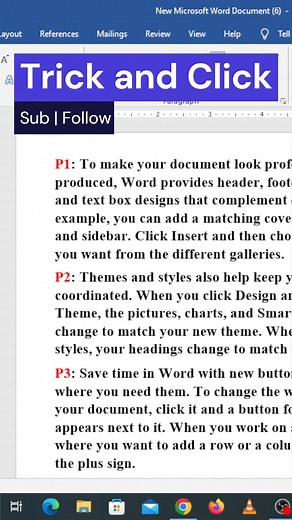 MS Word Ultra Copy Paste Time Saving Trick | Trick and click
