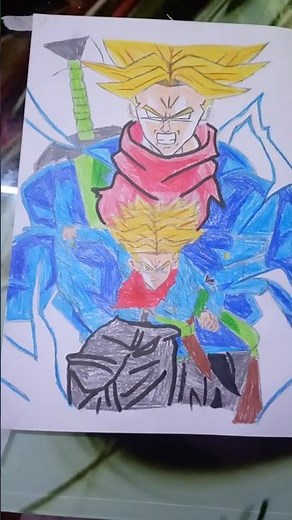 draw Future trunks from Dragonballz#arushgaliyanarts